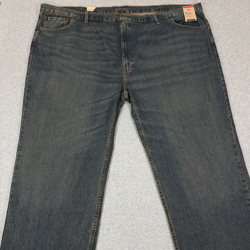 Levi's 559 Relaxed Straight Jeans Men's 58x32 Big & Tall Dark Wash NWT **READ**